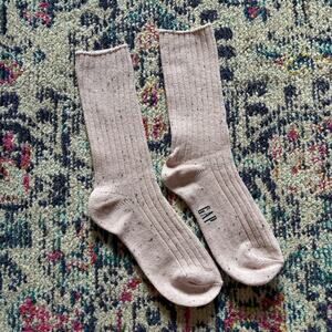 NWOT✨ GAP Pink Marled Boot Crew Socks Cozy Cold Weather